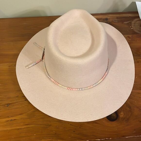 Free People Vaughn & Co Felt Wool Faith Feather Fedora main image 6